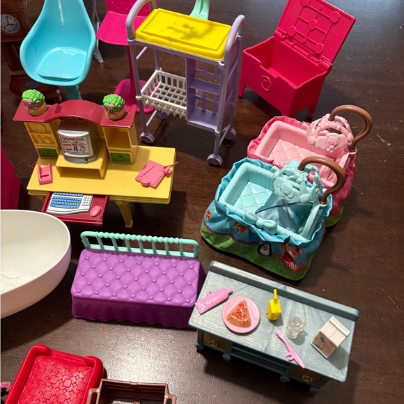 Colorful Dollhouse Furniture Set - Picture 2 of 6